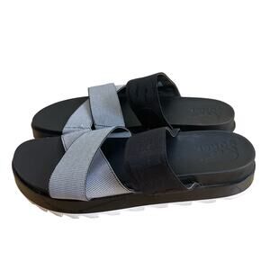 SOREL Roaming Sport Slides Gray Black Womens size 11